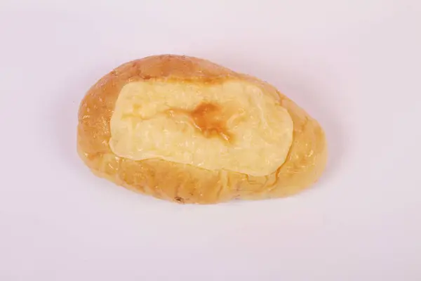 ขนมป งแยกก นบนพ นหล ขาว — ภาพถ่ายสต็อก
