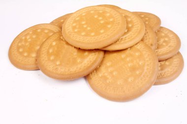 Beyaz arkaplanda çerezler