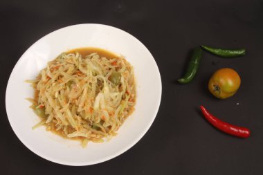 rendelenmiş papaya meyvesi