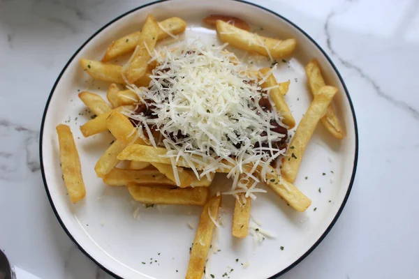 Frites Aux Frites Fromage — Photo