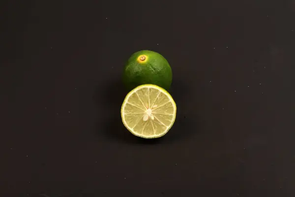 Friss Zöld Sárga Lime — Stock Fotó