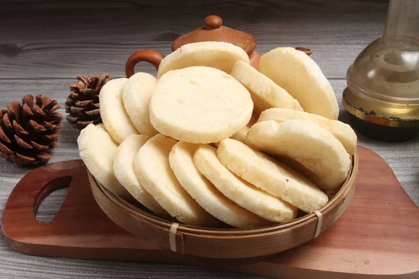 Kerupuk Palembang Traditionell Cracker Från Indonesien — Stockfoto