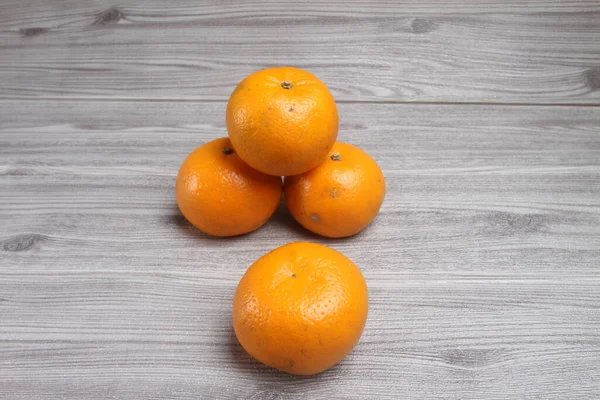Плоды Апельсина Столе — стоковое фото