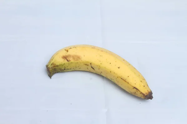 Banane Isoliert Auf Weißem Hintergrund — Stockfoto