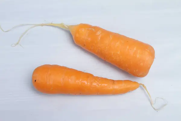 Zanahoria Aislada Sobre Fondo Blanco — Foto de Stock