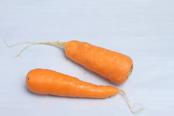 Zanahoria Aislada Sobre Fondo Blanco — Foto de Stock