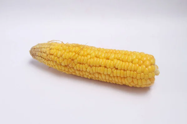 Gele Koolhydraten Een Witte Achtergrond — Stockfoto