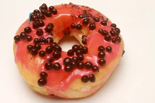 Donut Donut Com Donut Polvilhas — Fotografia de Stock