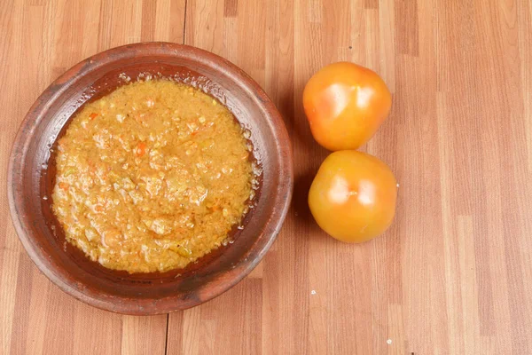 Salsa Tomate Picante Curry —  Fotos de Stock