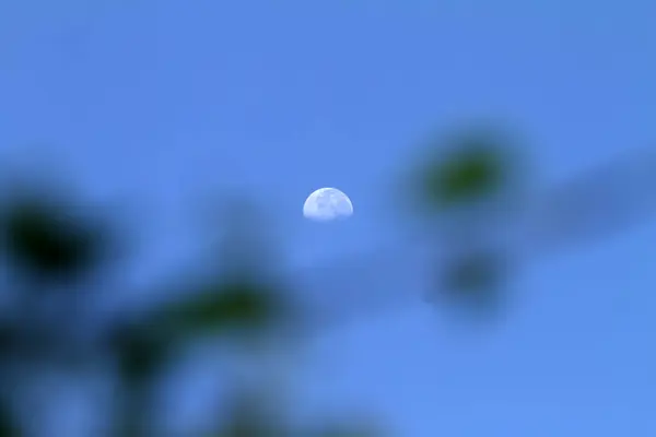 Modrý Měsíc Mraky — Stock fotografie