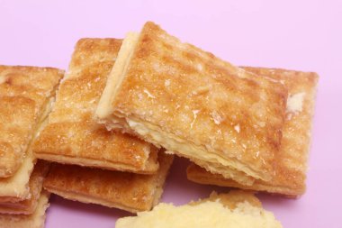 Puf böreği ve puf böreği. Stüdyo çekimi.