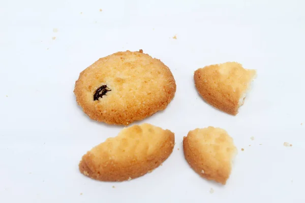 Biscoitos Com Escuro Chips — Fotografia de Stock
