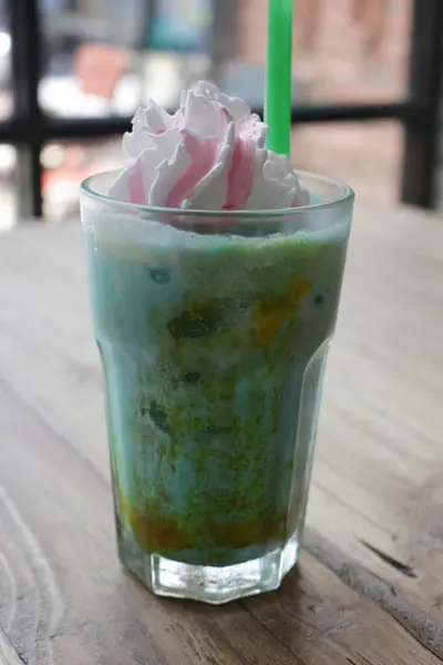 Зеленый Чай Льдом — стоковое фото