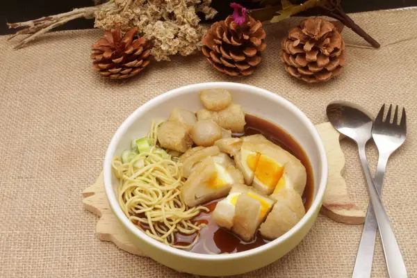Empek Empek Palembang Adalah Makanan Tradisional Dari Indonesia — Stok Foto