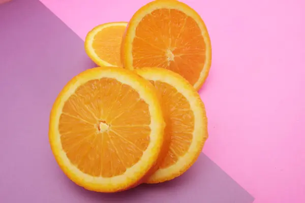 orange slices and slices of oranges