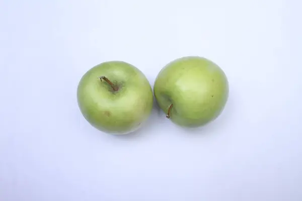 Fresh Apple White Background — Stock Photo, Image