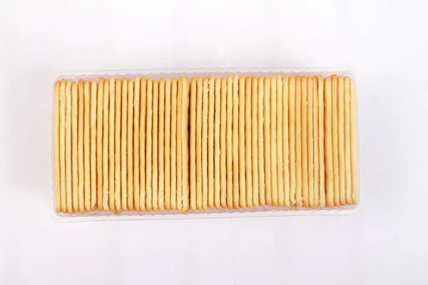 Lot Crackers White Background — Stock Photo, Image