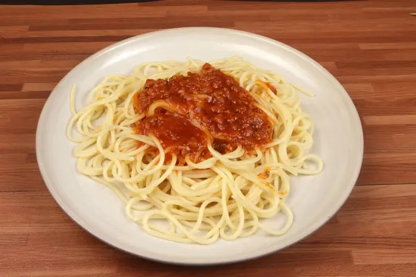 Spaghetti Bolognese Sauce — Stock Photo, Image