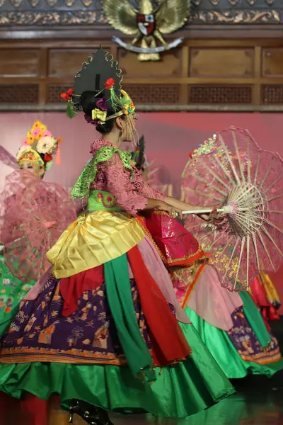 Setembro 2023 Meninas Dançam Festival Guarda Chuva Prefeitura — Fotografia de Stock