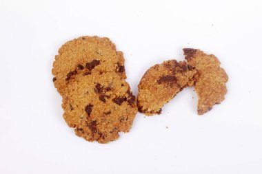 beyaz zemin üzerine Bisküvi Kurabiye