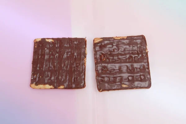 Крупним Планом Смачне Домашнє Шоколадне Печиво — стокове фото