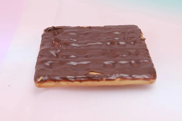 Chokladkaka Med Choklad — Stockfoto