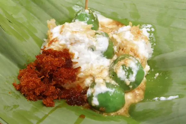 Gemblong Adalah Makanan Ringan Tradisional Indonesia — Stok Foto
