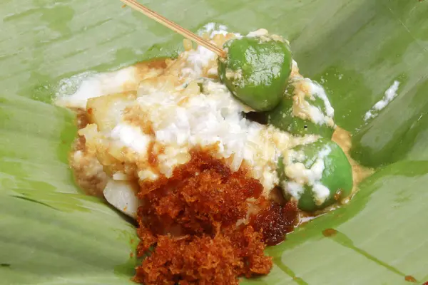 Gemblong Snack Tradicional Indonesia — Foto de Stock
