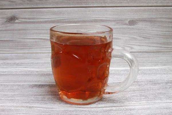 Glass Hot Tea Table — Stock Photo, Image