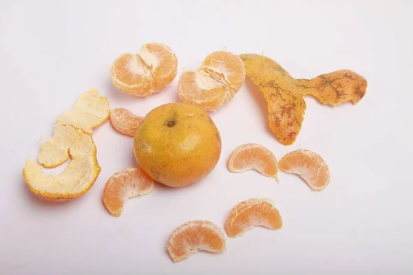 Dried Fruit White Background — Stock Photo, Image