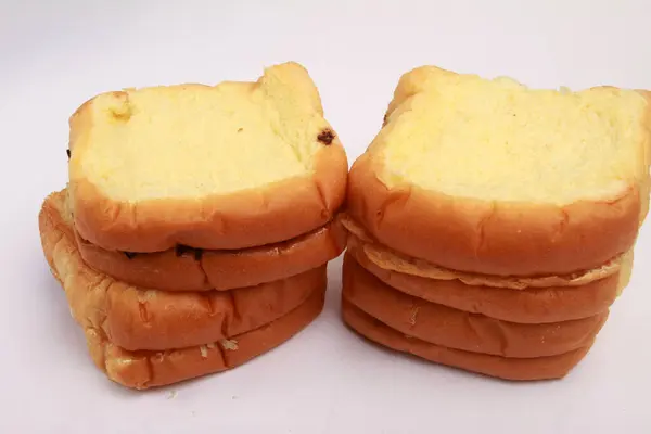 Φρέσκο Και Νόστιμο Ψωμί Στο Παρασκήνιο — Φωτογραφία Αρχείου