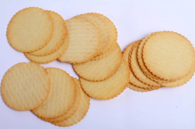 Çikolatalı kurabiyelerin üst görüntüsü