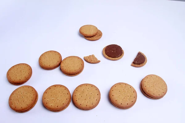 Cookies Forme Cœur — Photo