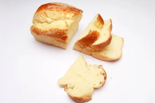 新鲜面包和黄油 — 图库照片
