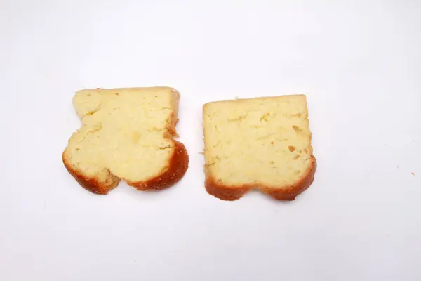 Chléb Máslo Pozadí — Stock fotografie