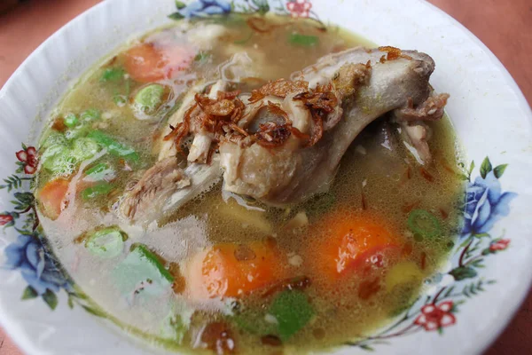 Semangkuk Sup Daging Sapi — Stok Foto