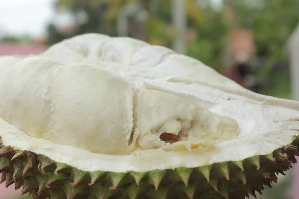Ripe Durian Fruit Table — Stock Photo, Image