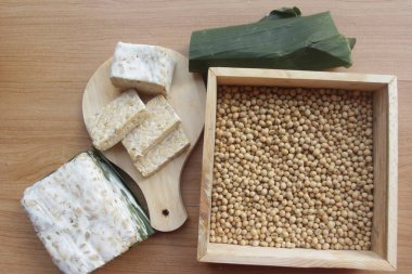 Tempeh, Pekalongan, Endonezya 'dan geleneksel bir yemek olan soya fasulyesi ürünüdür.