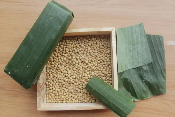 Tempeh Ist Ein Sojabohnenprodukt Ein Traditionelles Lebensmittel Aus Pekalongan Indonesien — Stockfoto