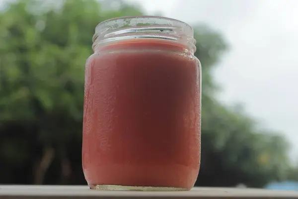 Ett Glas Guava Juice — Stockfoto
