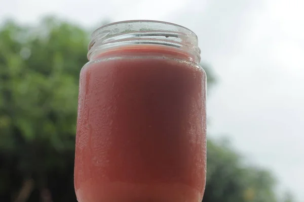 Ett Glas Guava Juice — Stockfoto