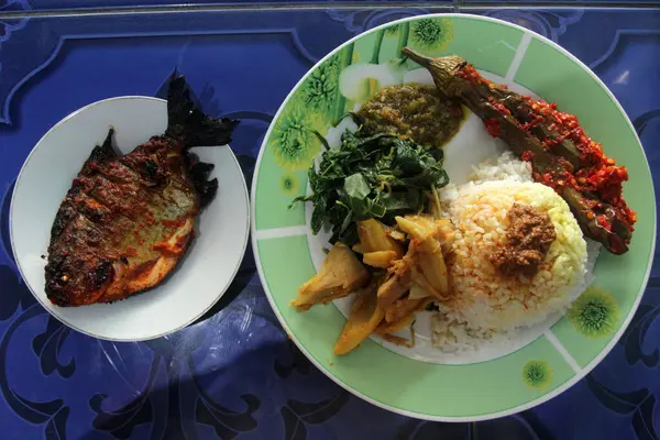 Masadaki Asya Yemeği Menüsü — Stok fotoğraf