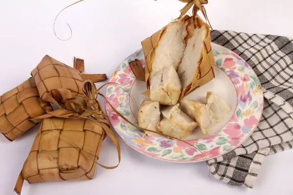 stock image close up of delicious food, Ketupat lebaran