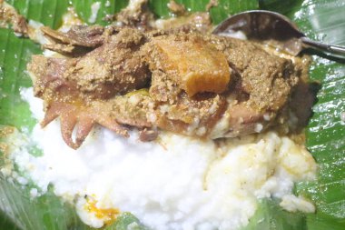 Asya yemeği, Gudeg Porriage with chicken