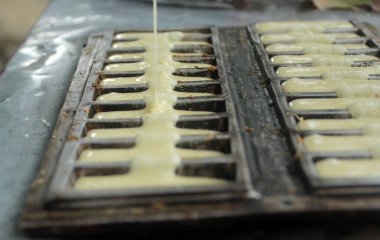 Lezzetli yiyeceklerin yakın görüntüsü