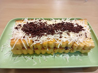 Lezzetli Asya yemeklerinin yakın görüntüsü