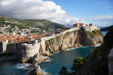 Hırvatlar 'ın Dubrovnik adasındaki eski bir kasaba. Lapad Adası.