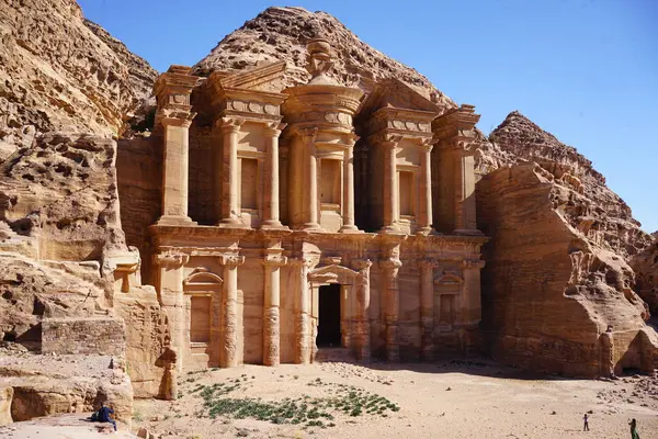 Antik Petra şehri, Jordan. Manastır, Wadi Musa.