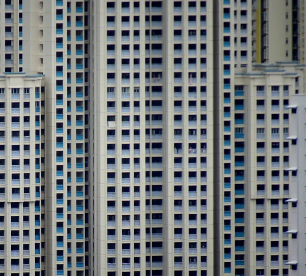 Menutup Bangunan Singapura Sebuah Kota Padat Penduduk Foto Berkualitas Tinggi — Stok Foto