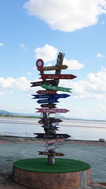 Park tabelasının güzel manzarası